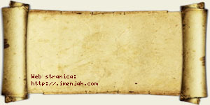 Andjelina Jevđenović vizit kartica